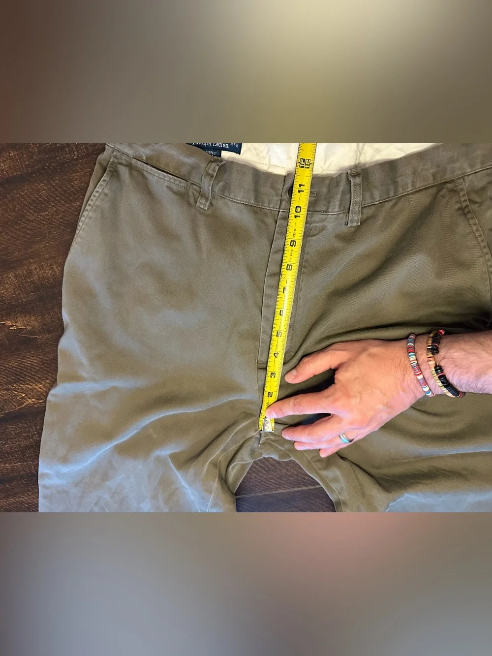 Vintage Polo Ralph Lauren Men's Prospect Chino Pants Green 34W/29L